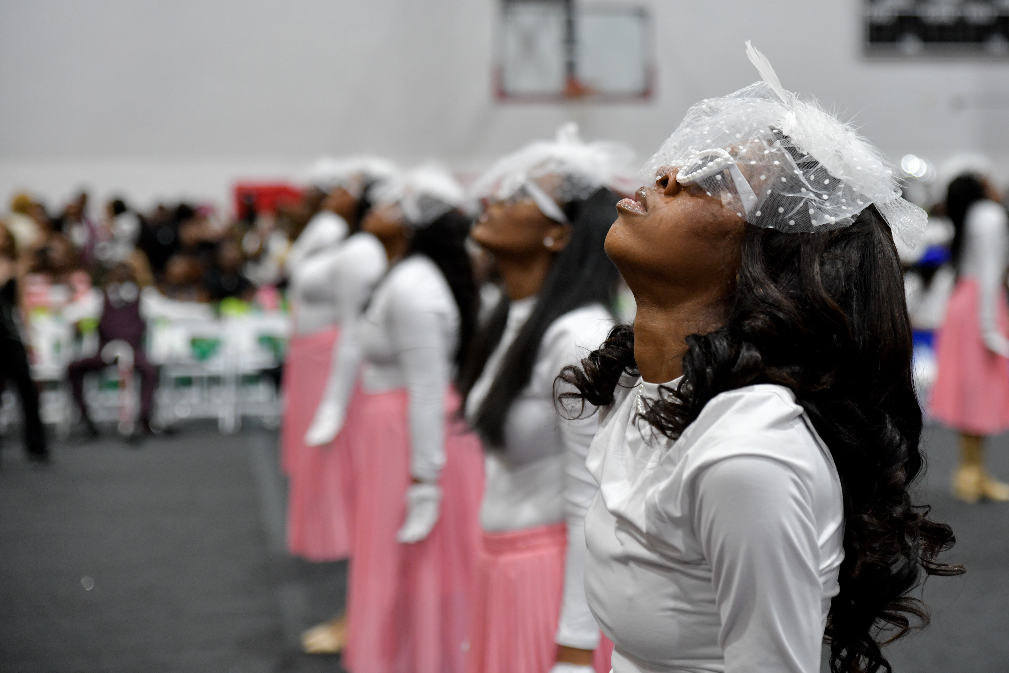Alpha Kappa Alpha members at event