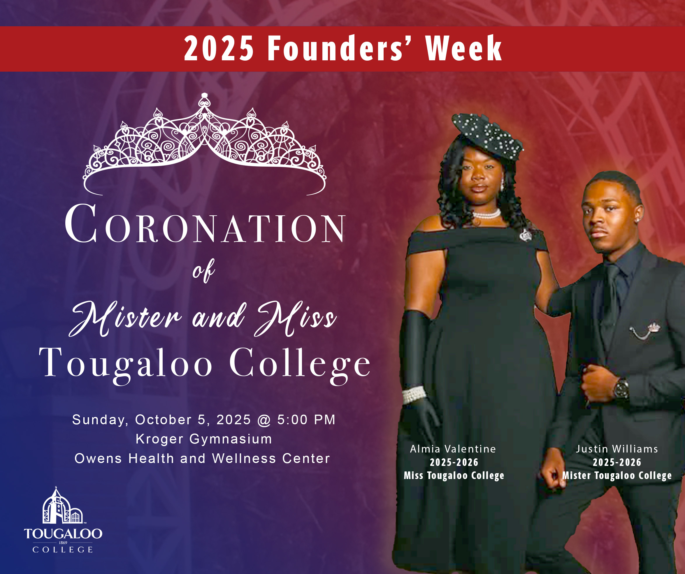 Coronation of Mister and Miss Tougaloo College