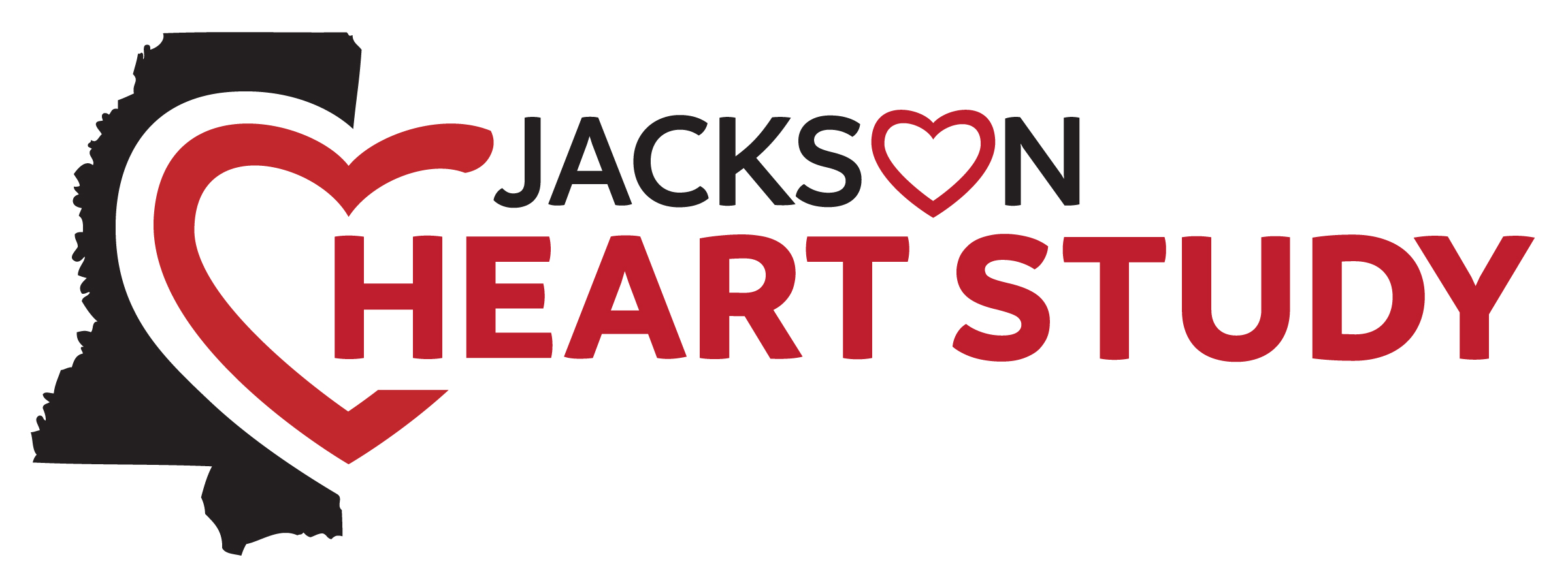 Jackson Heart Study logo featuring a stylized heart symbol