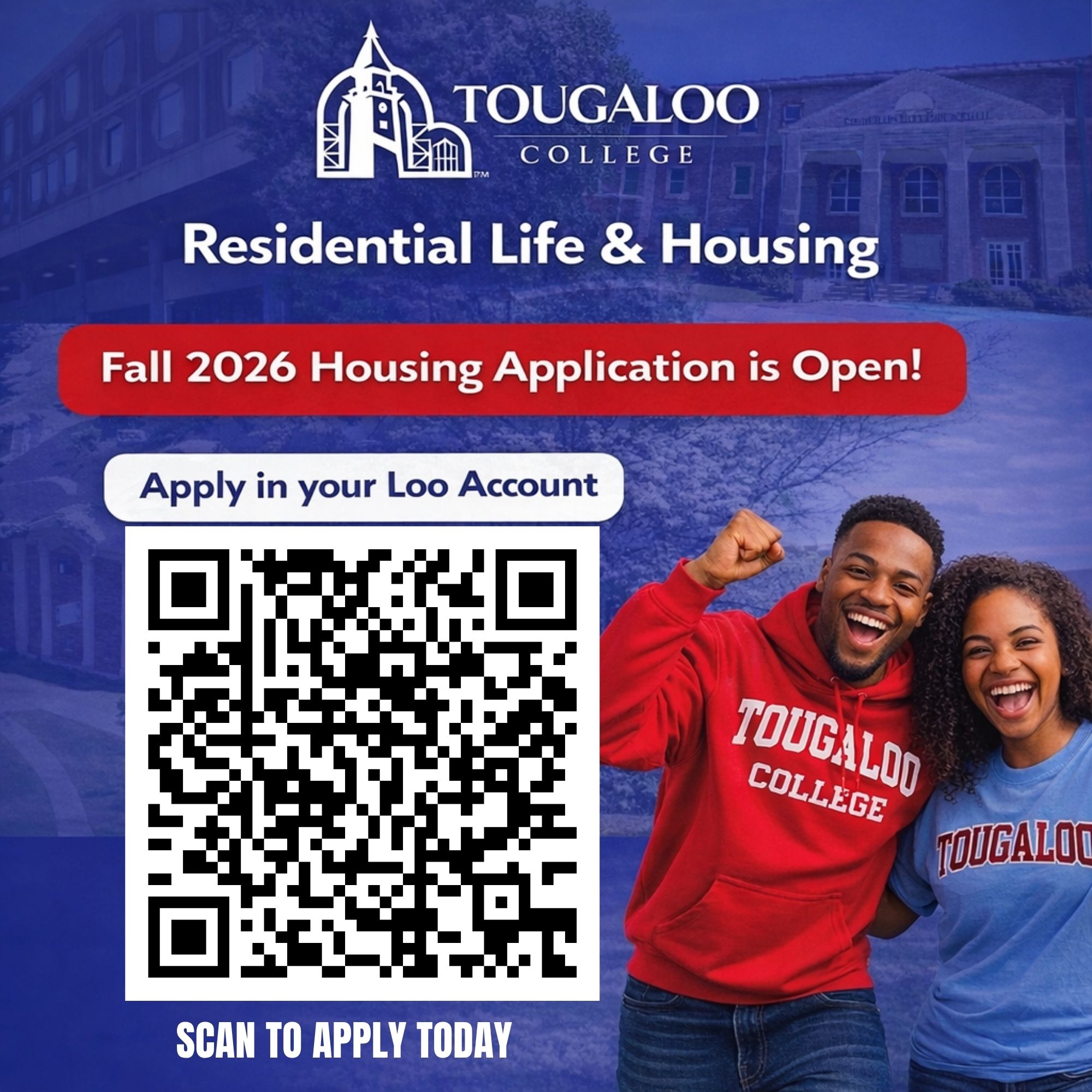 Fall 2026 Housing Application is Open - Apply in your Loo Account